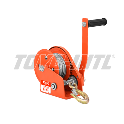 hand winch auto brake 1200 lbs dengan wire rope 15 meter