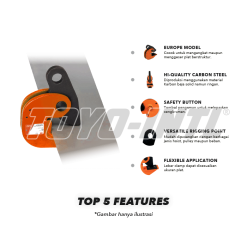 horizontal lifting clamp 3 ton