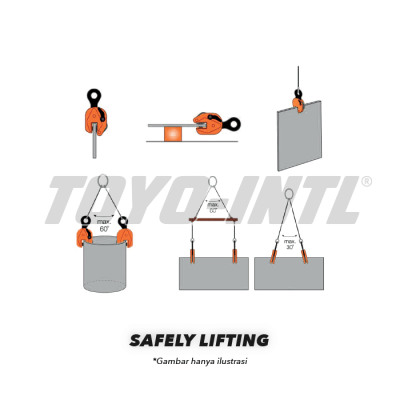 vertical lifting clamp vs horizontal lifting clamp untuk mengangkat plat baja