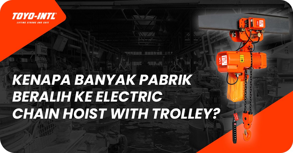 electric chain hoist with trolley​