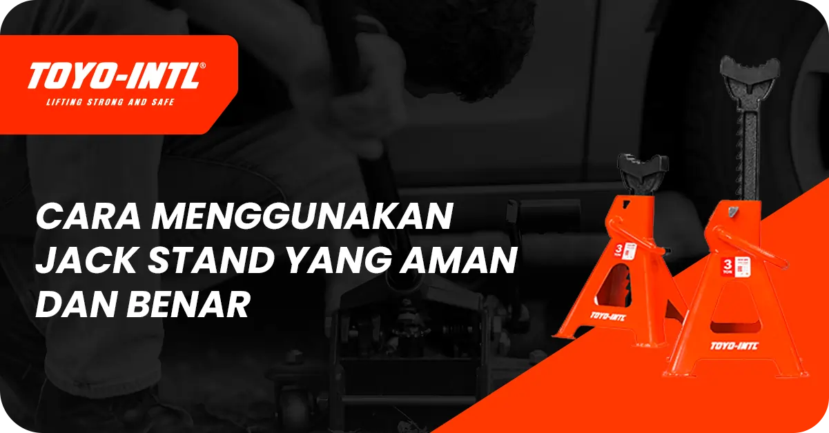 cara menggunakan jack stand​