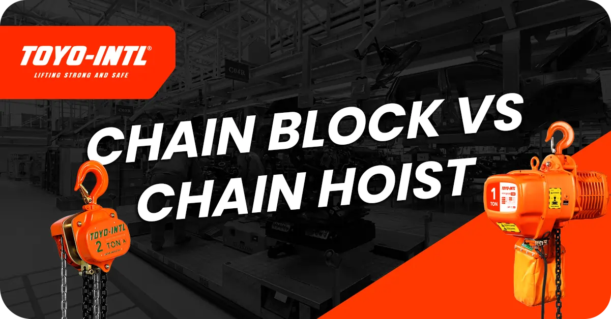 perbedaan chain hoist dan chain block