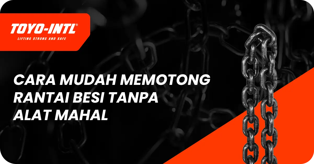 cara memotong rantai besi