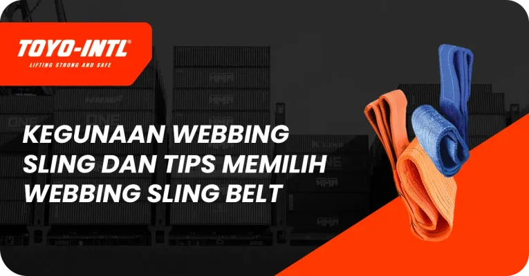kegunaan webbing sling