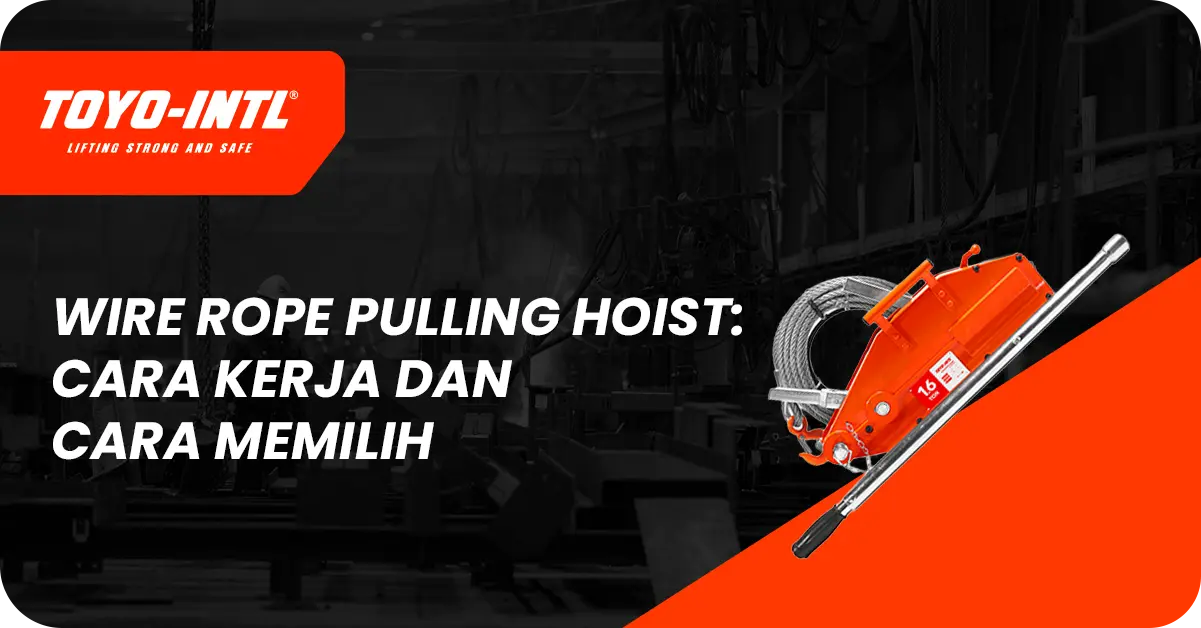 wire rope pulling hoist