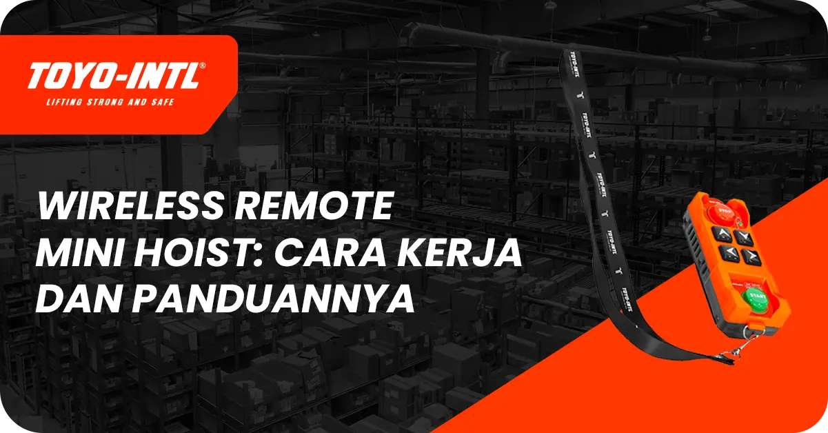 wireless remote mini hoist