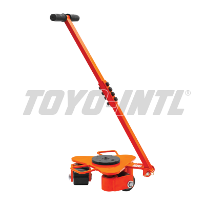 Cargo trolley 360 derajat kapasitas 3 ton dengan handle dan roda polyurethane