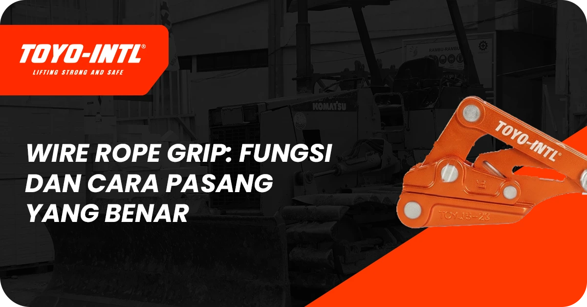 wire rope grip untuk mengunci ujung tali kawat baja